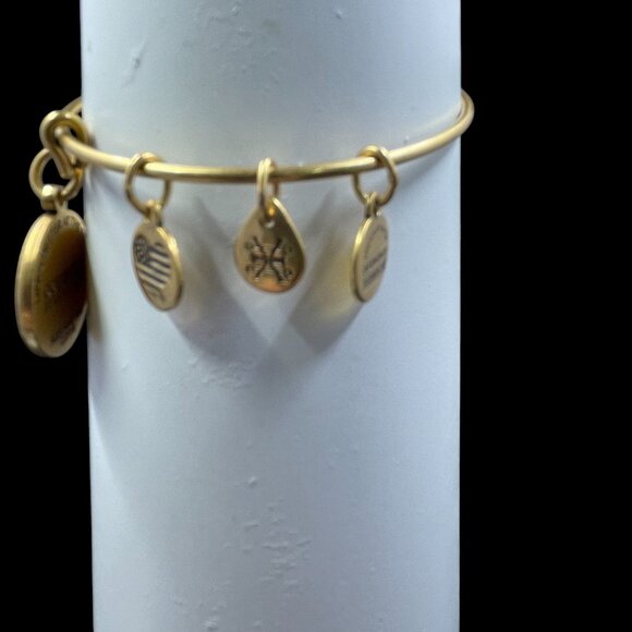 Alex And Ani Ocean City Maryland Beach Bangle Bracelet Summer Nautical NWT - Picture 5 of 9